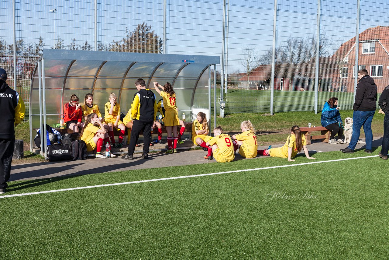 Bild 172 - B-Juniorinnen SG Weststeinburg/Bei - SV Fisia 03 : Ergebnis: 1:2